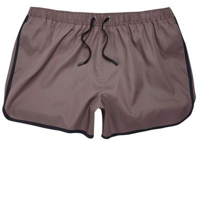 Dark purple short swim shorts